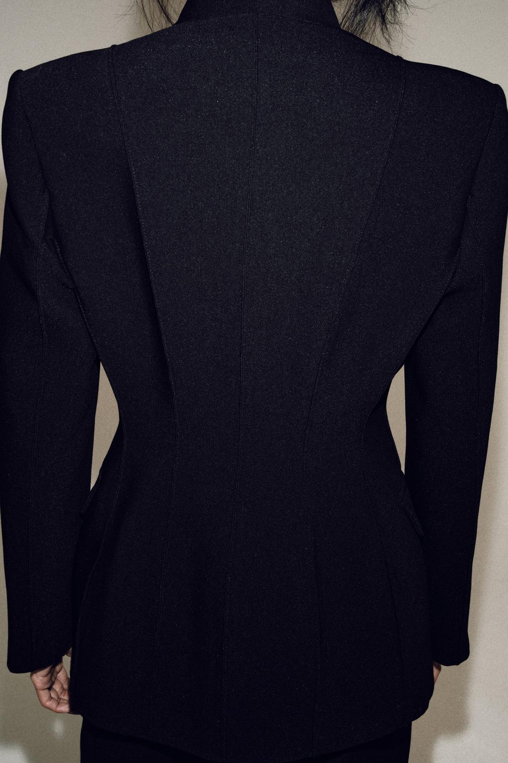 BLAZER CINTRÉ EN SABLE