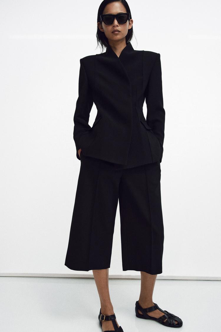 BLAZER CINTRÉ EN SABLE
