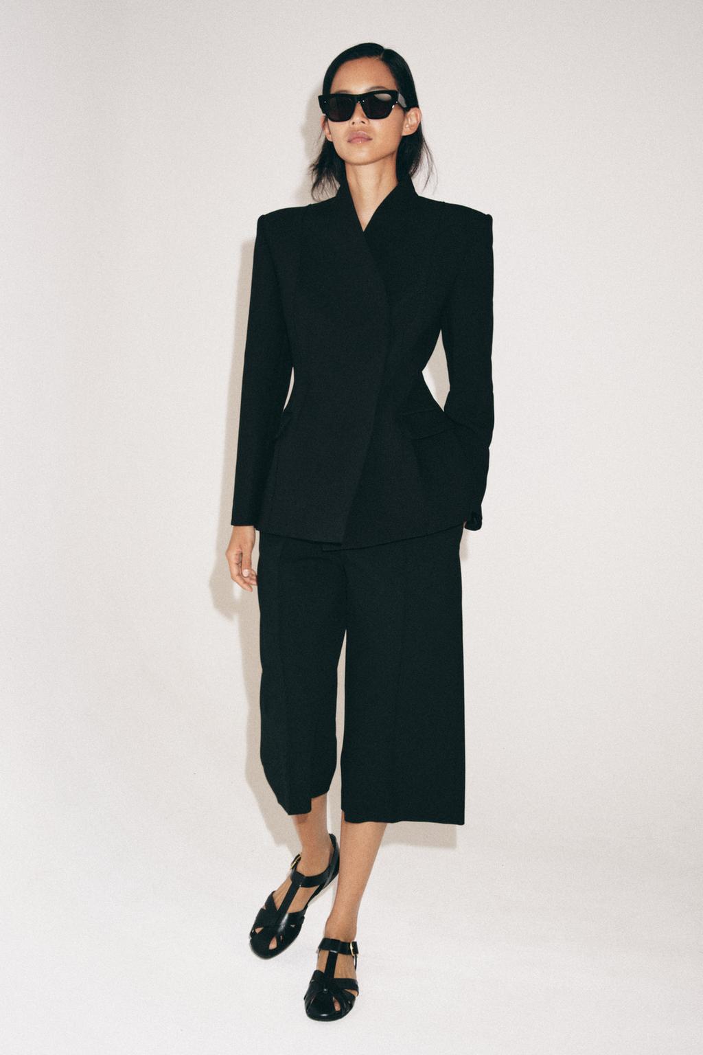 BLAZER CINTRÉ EN SABLE