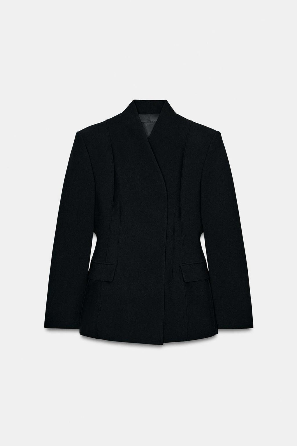 BLAZER CINTRÉ EN SABLE