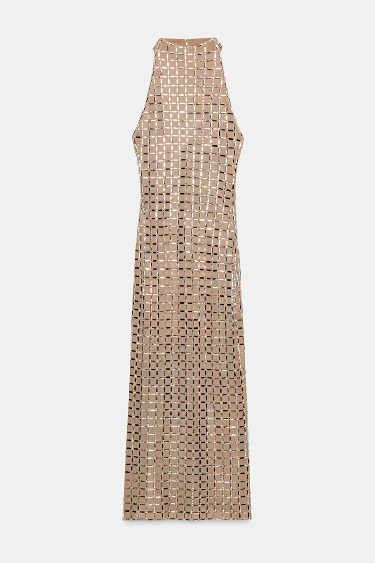 ROBE EN MESH ÉCLATANTE